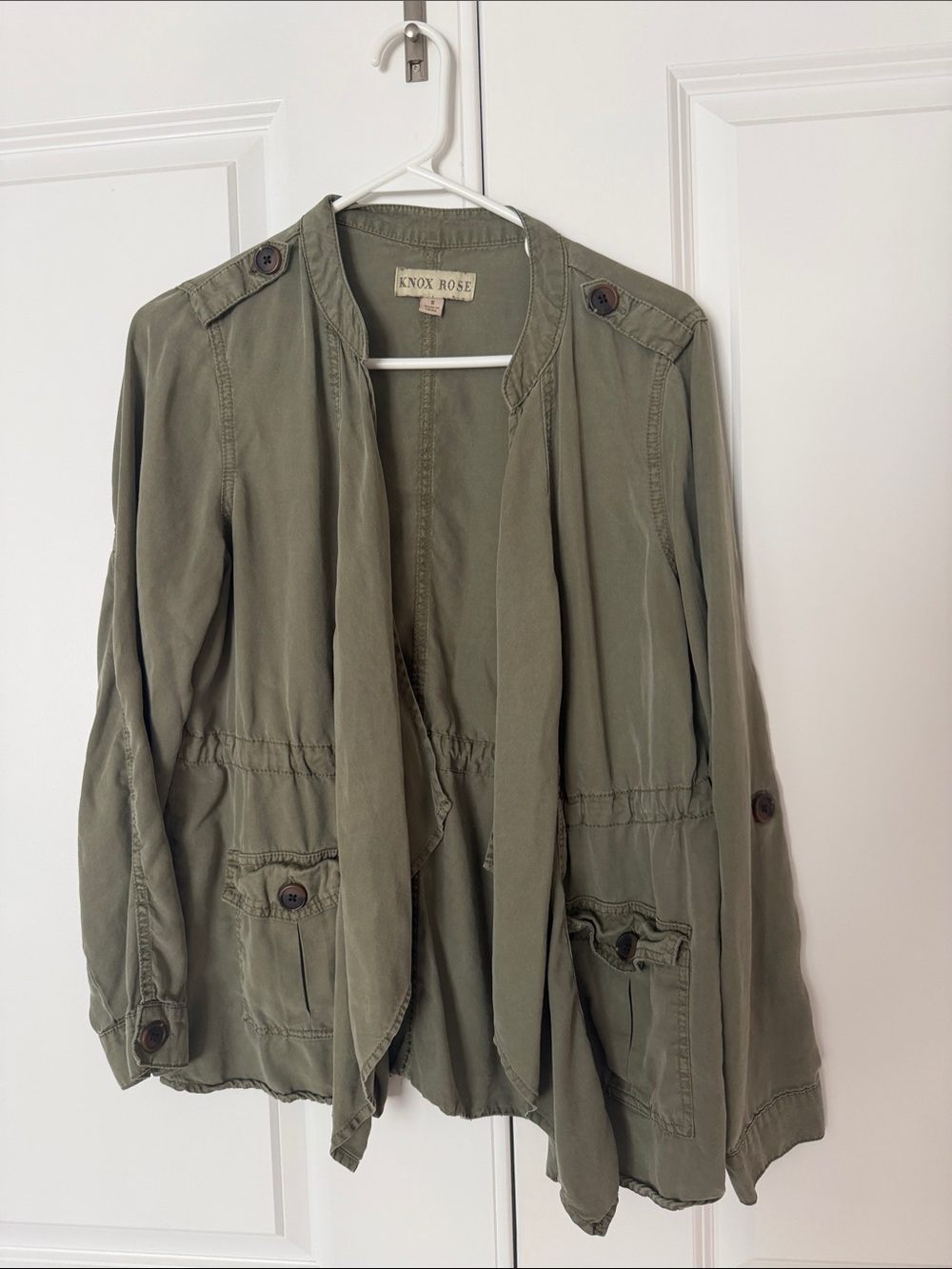 Knox Rose Olive Green Utility Jacket
